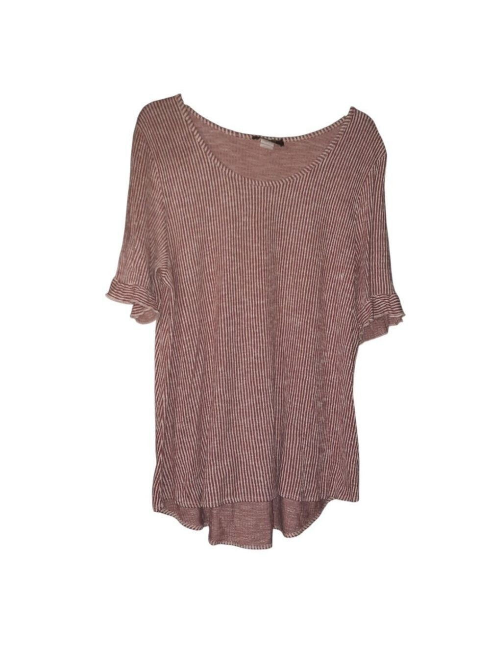 Promises Promises Short Sleeve Blouse Size 3X